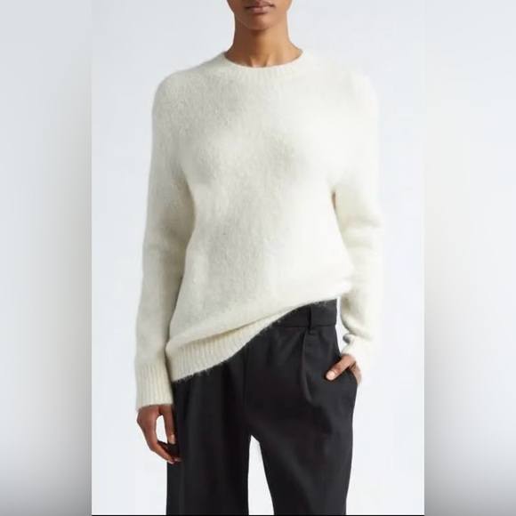 Vince Sweaters - Vince Alpaca Blend Tunic Sweater - Off White Long Sleeve Women's Sweater NWOT